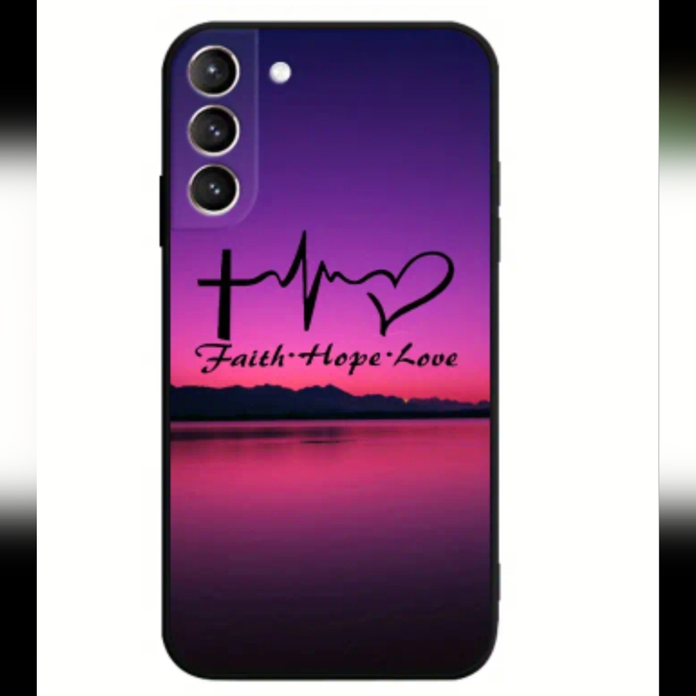 Samsung A51 Faith,Hope,Love Cell Phone Gel Case! NWT!